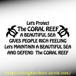 画像: CORAL REEF 海亀 メッセージ