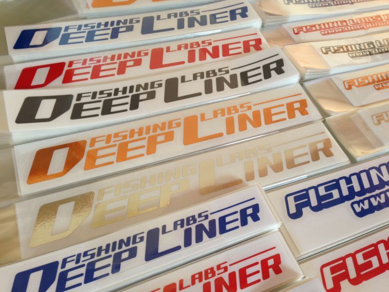 画像: DEEP LINER フィッシングメーカー カッティングステッカー